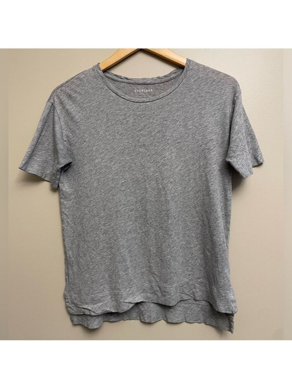 Everlane Casual Pima Cotton Tee Grey XS